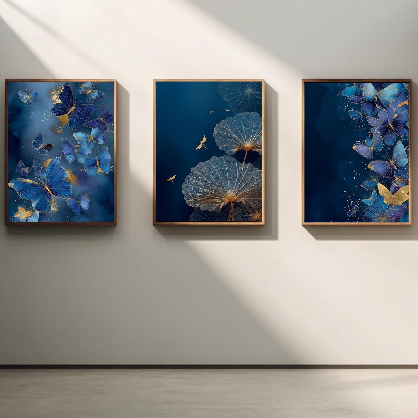 Blue Butterfly Plant Abstract