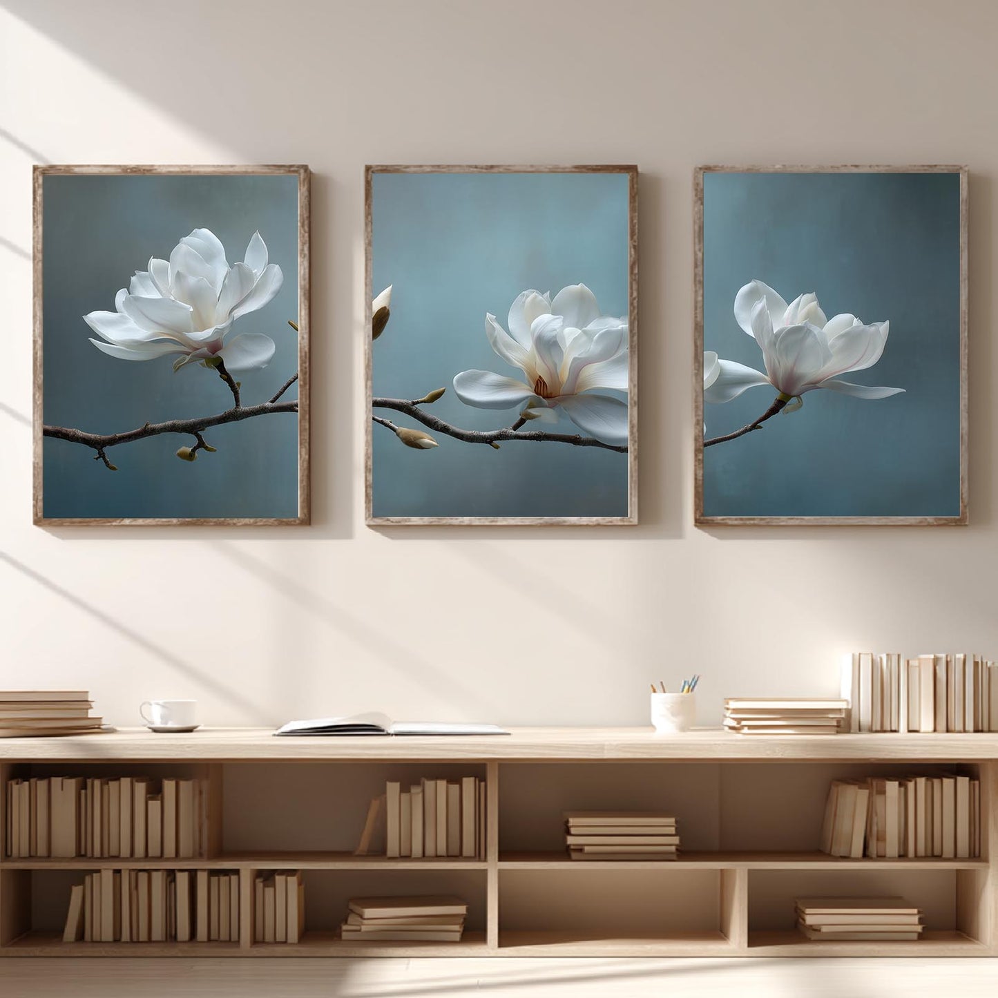 Abstract Magnolia Botanical