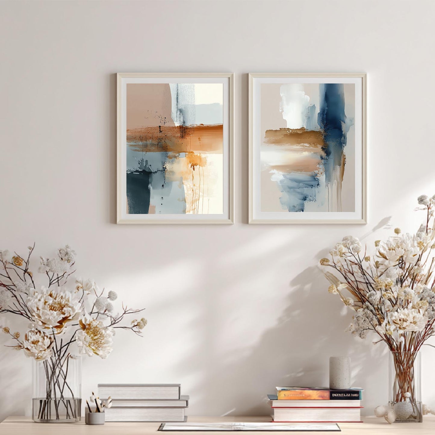 Abstract Blue-Grey