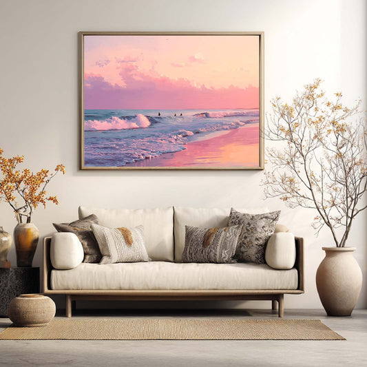 Pink Sunset Beach
