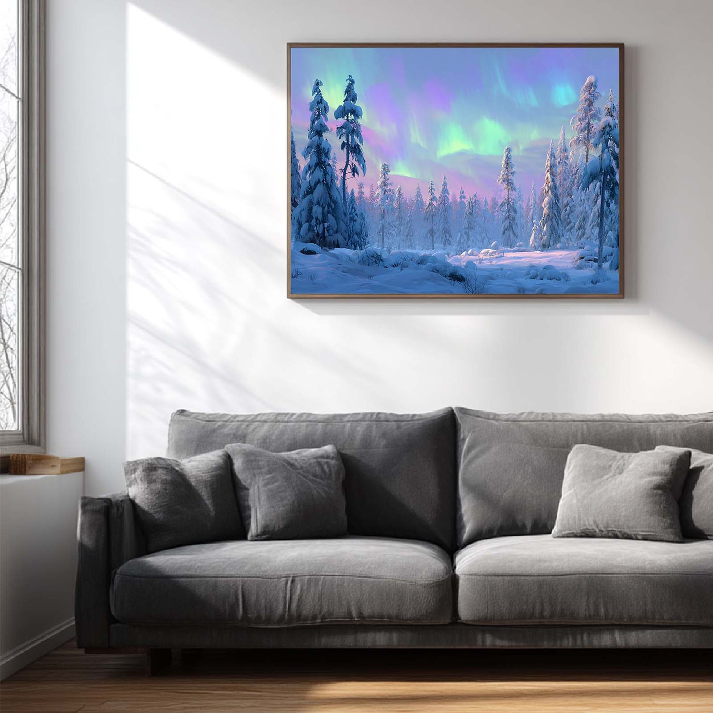 Abstract Landscape Aurora