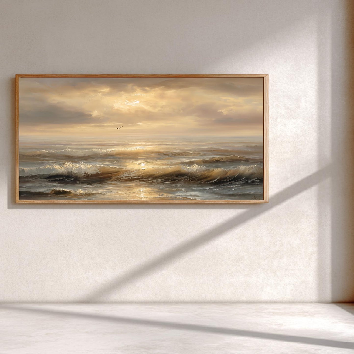 Abstract Landscape Sunshine and Sea