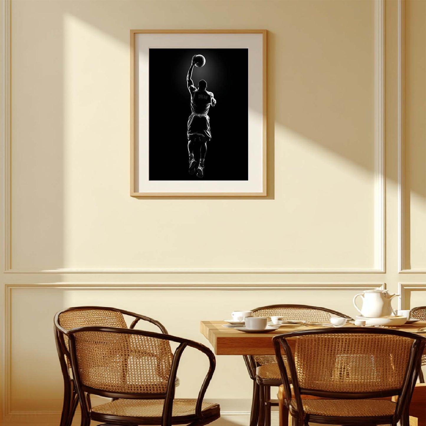 Black White Basketball Sport