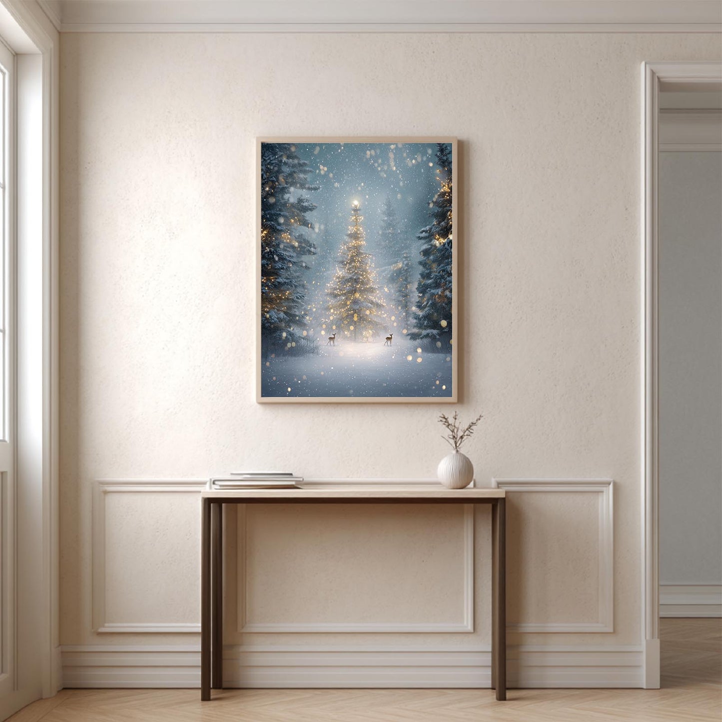 Christmas Winter Theme Abstract