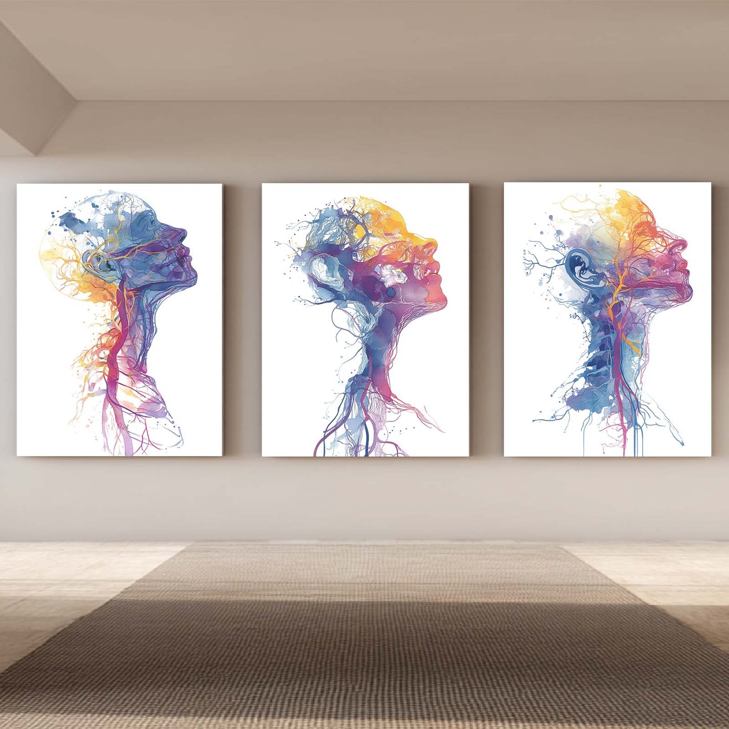 Watercolor Human Anatomy