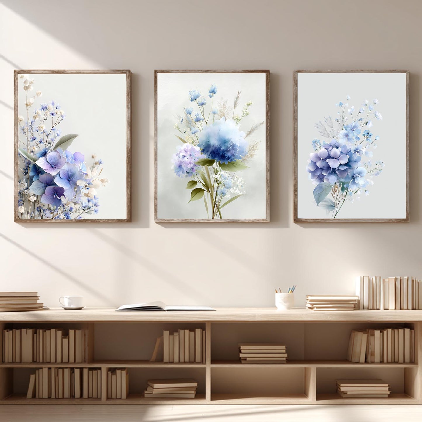 Blue Floral Hydrangea Plant