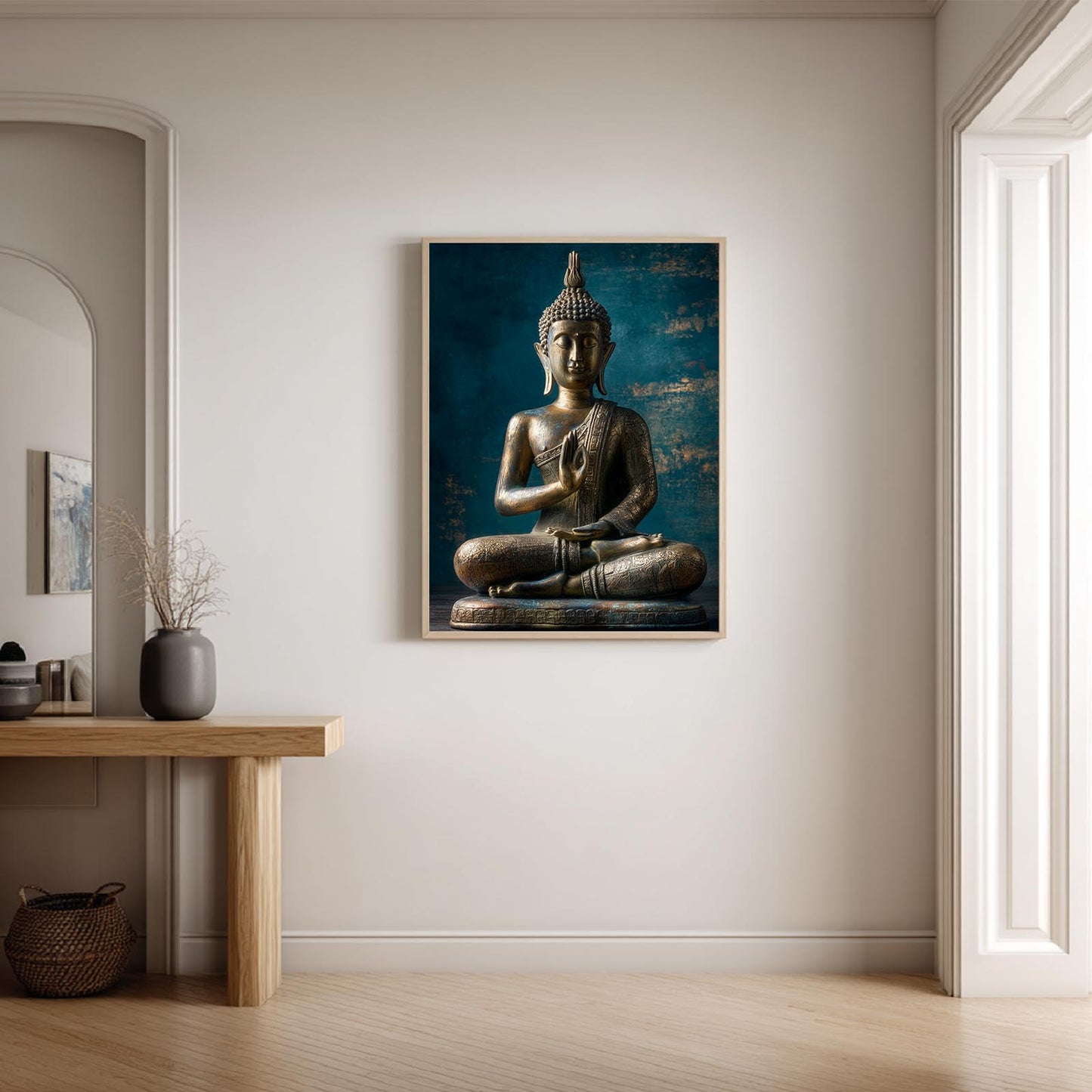 Modern Meditation Buddha Abstract
