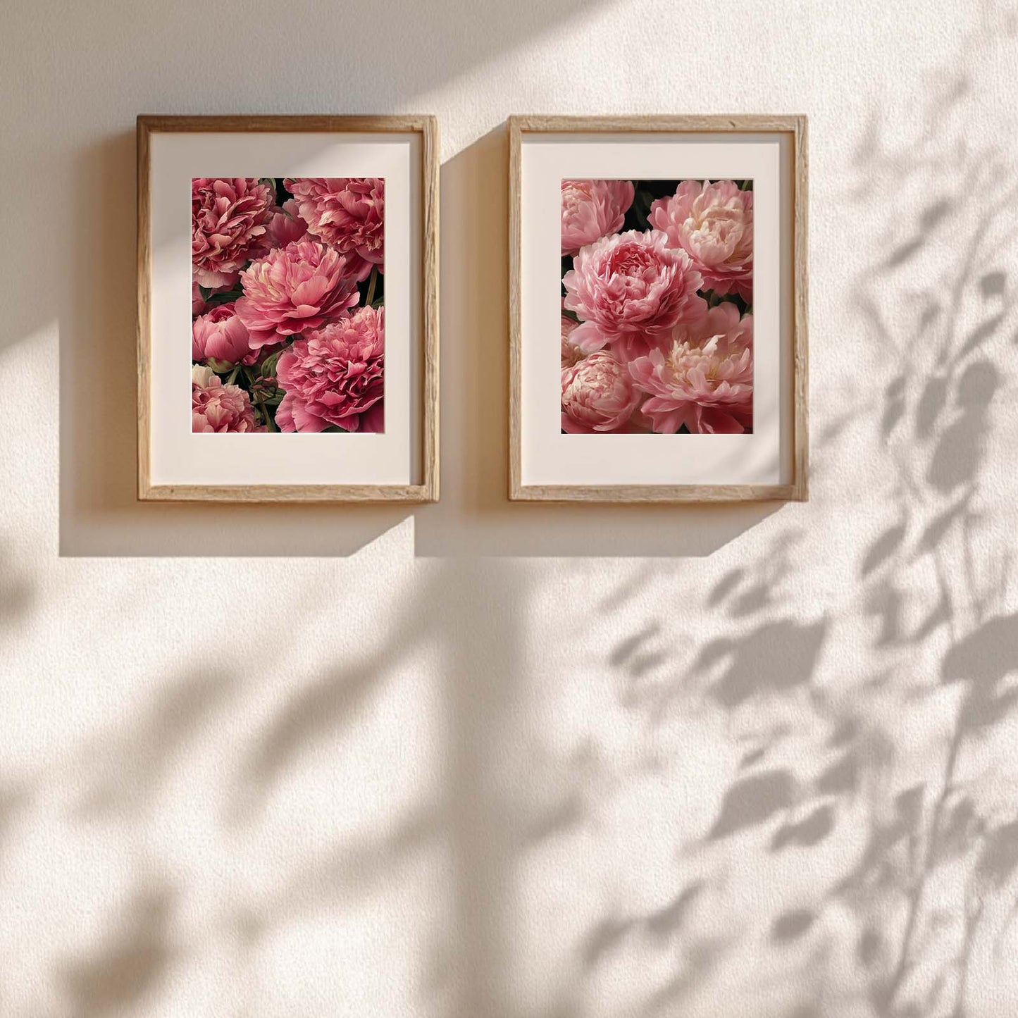 Abstract Pink Flower Canvas Painting – Wall Art for Living Room Bedroom Decoration, Poster Print, Frameless