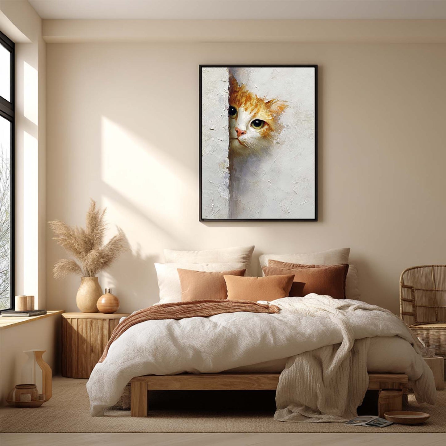 Abstract Funny Cute Kitten