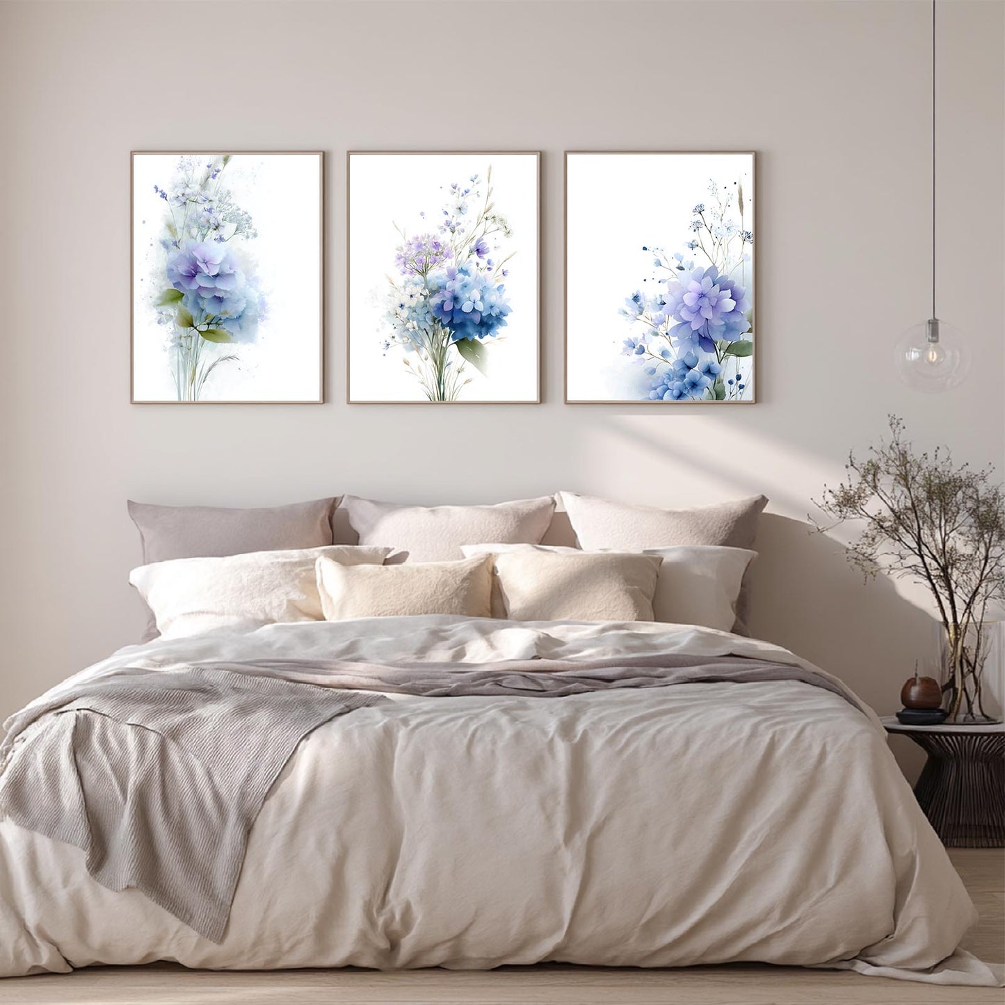 Blue Floral Hydrangea Plant