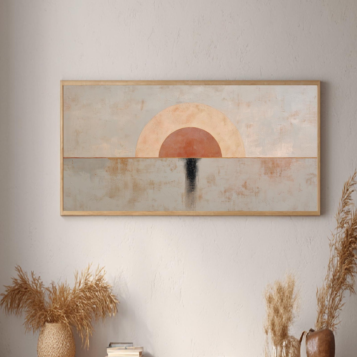 Abstract Geometry Beige Gray Black