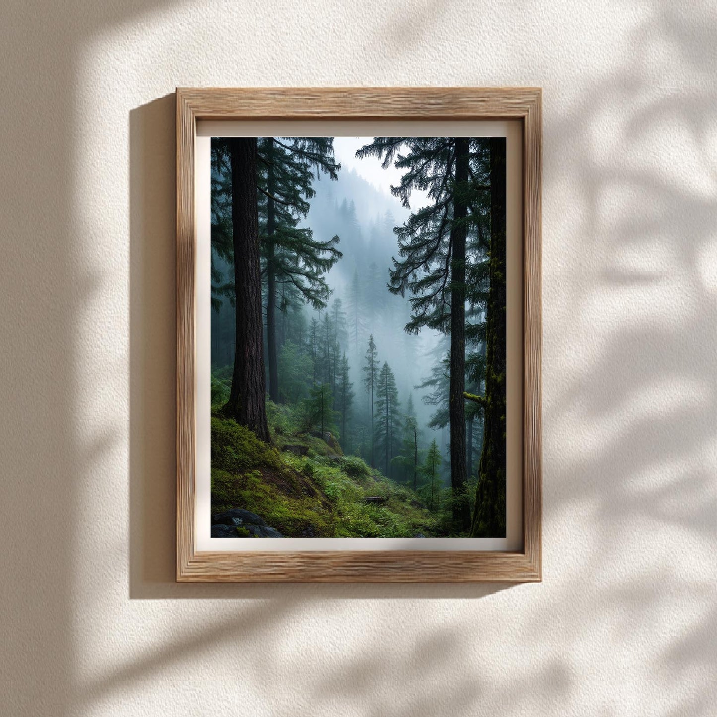 Abstract Landscape Forest Deer