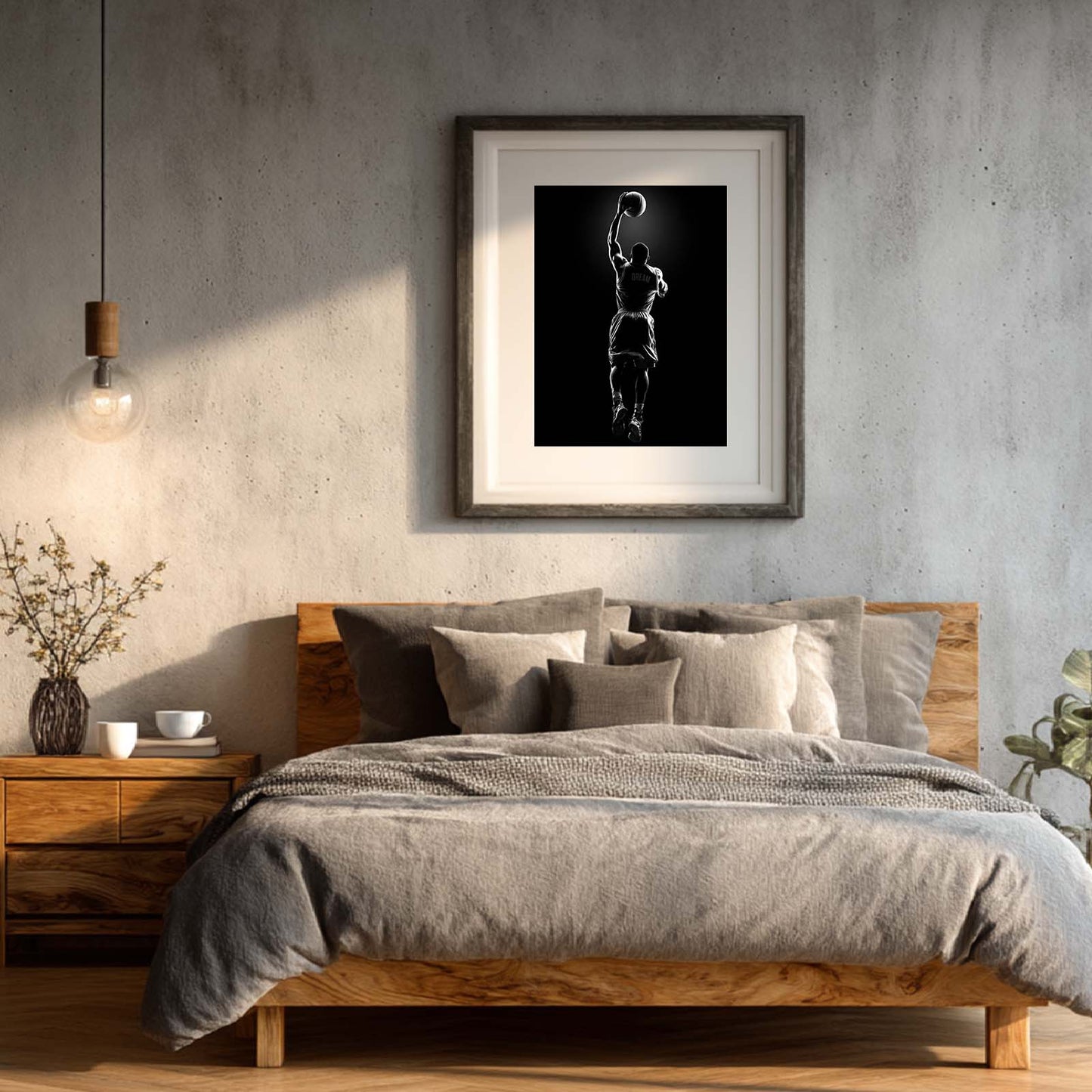 Black White Basketball Sport