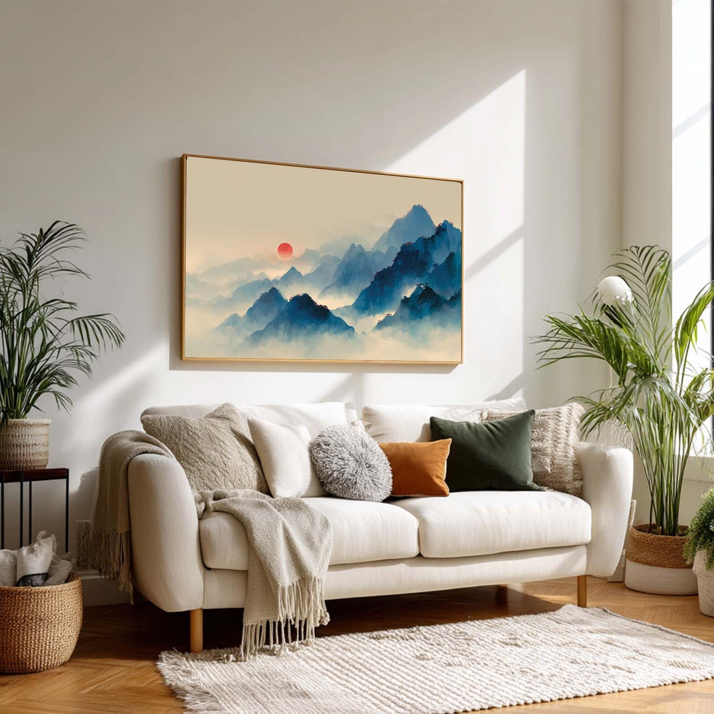 Abstract Landscape Sunrise Mountains