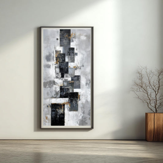 Abstract Black and White