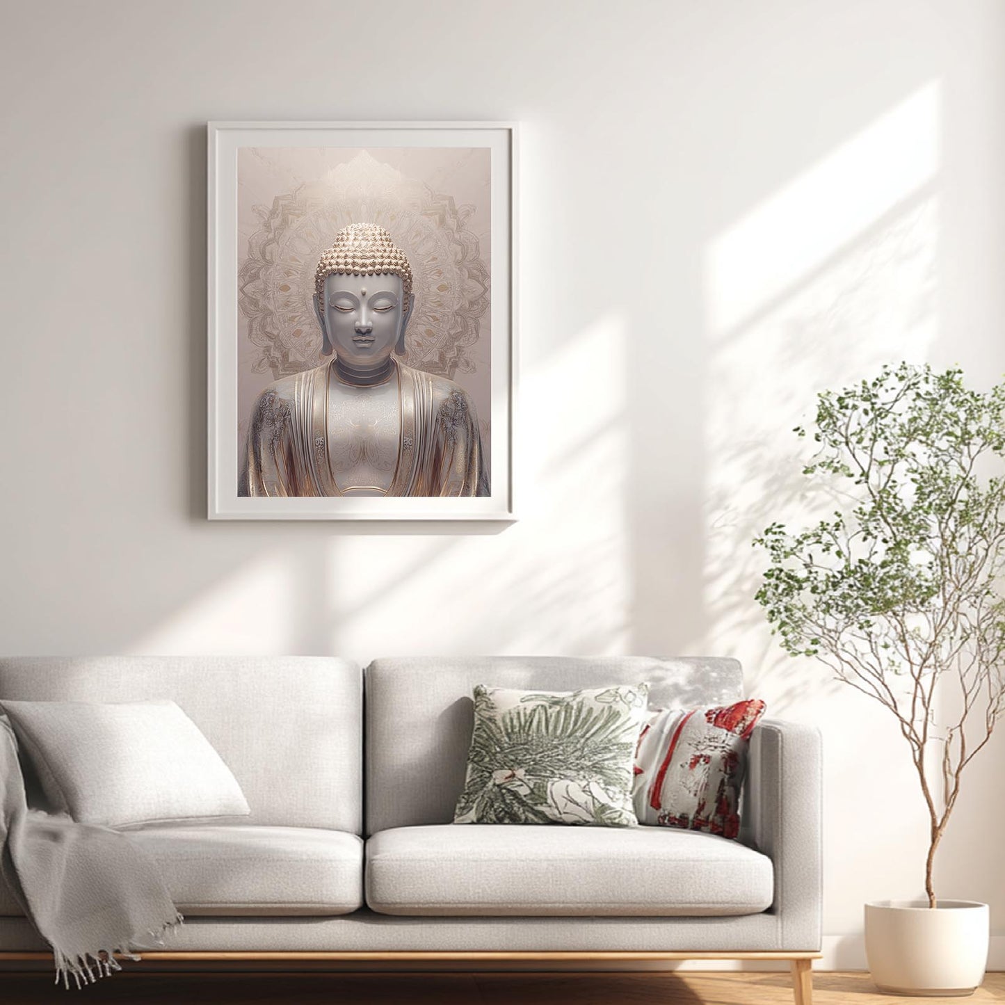 Meditating Buddha Abstract
