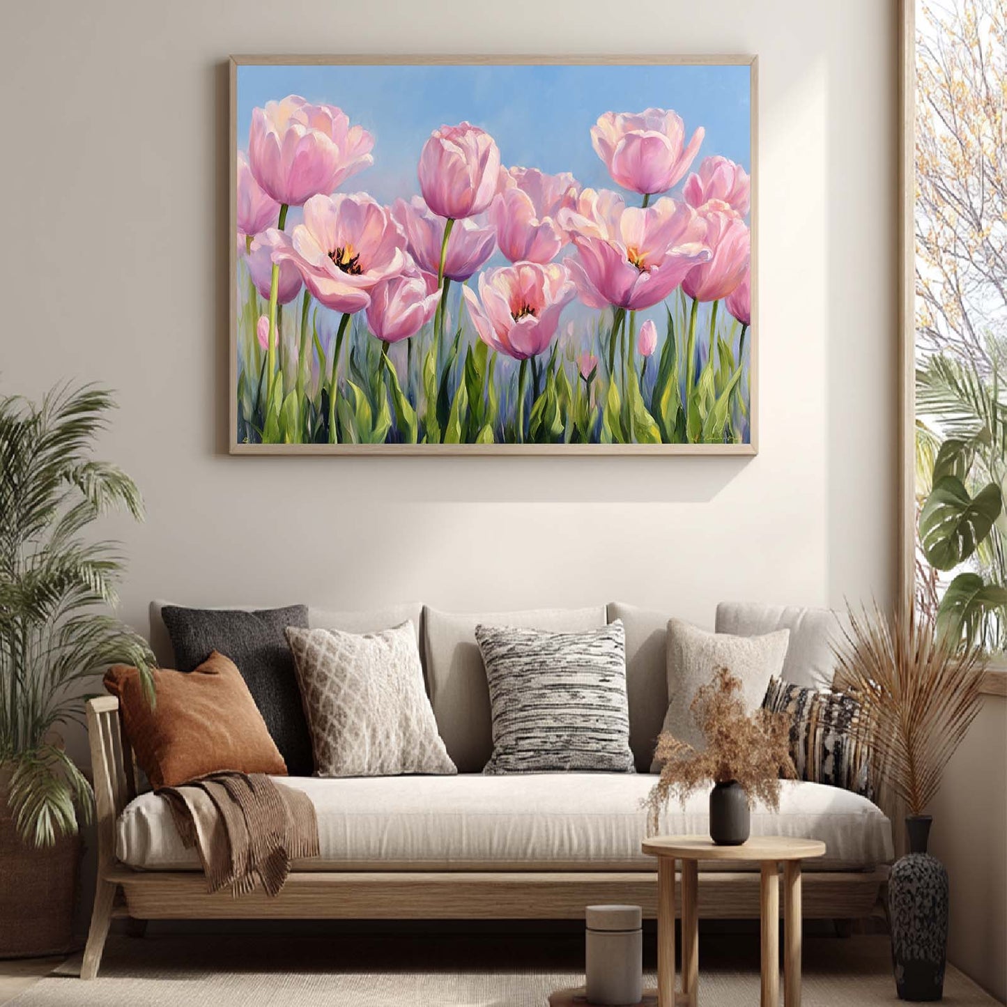 Spring Pink Flower Tulip