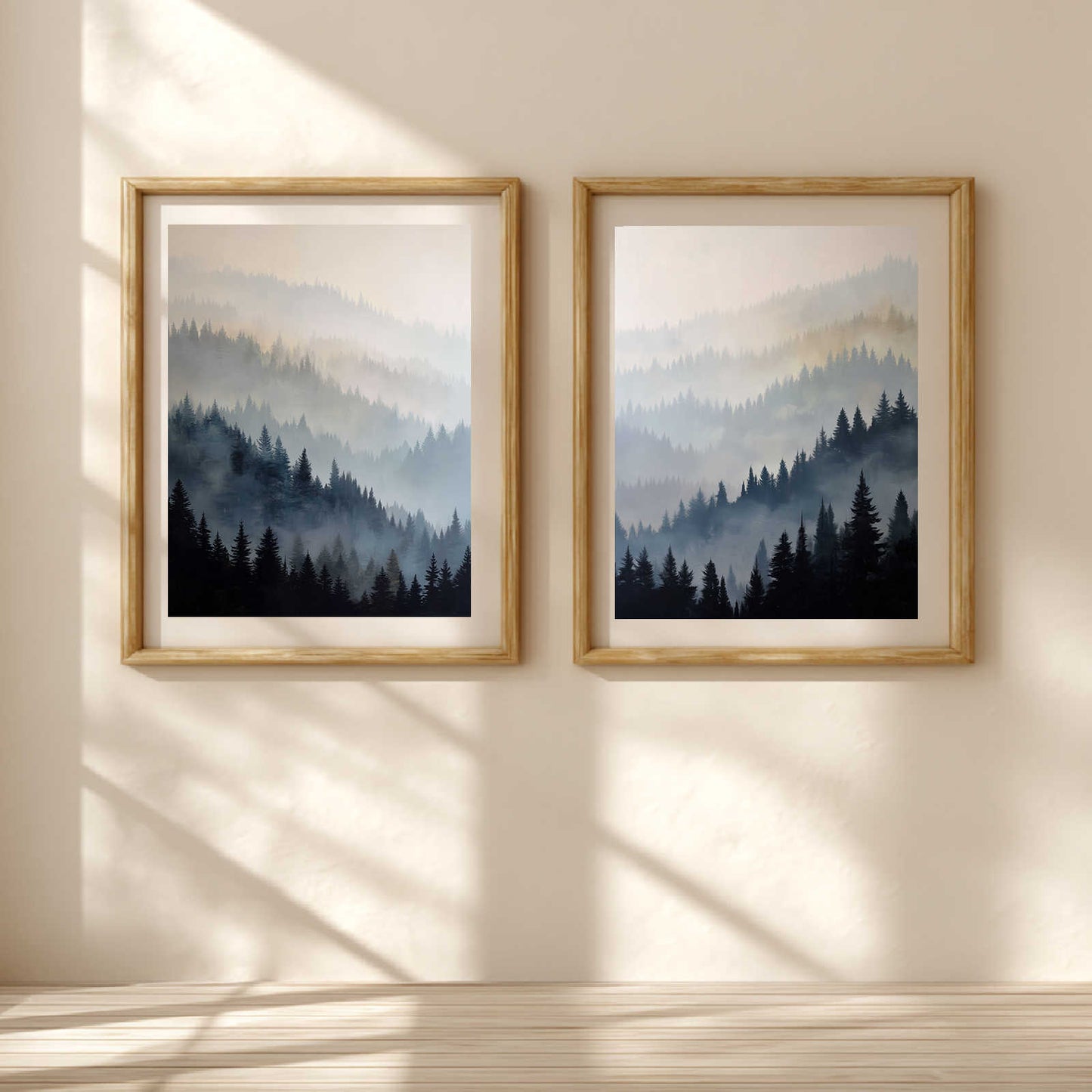 Abstract Landscape Mountain Forest
