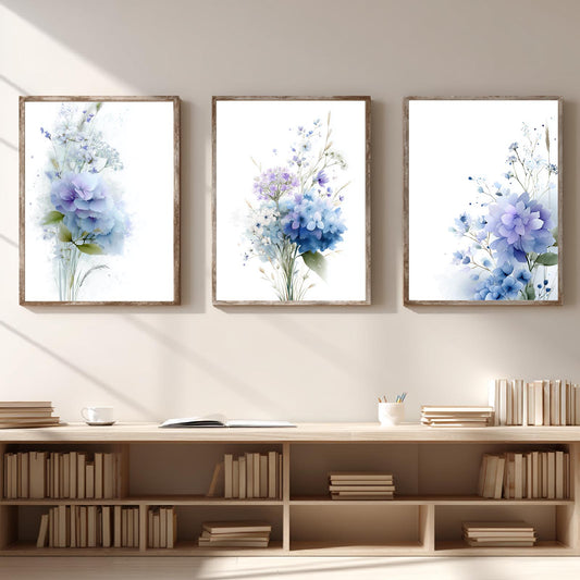 Blue Floral Hydrangea Plant