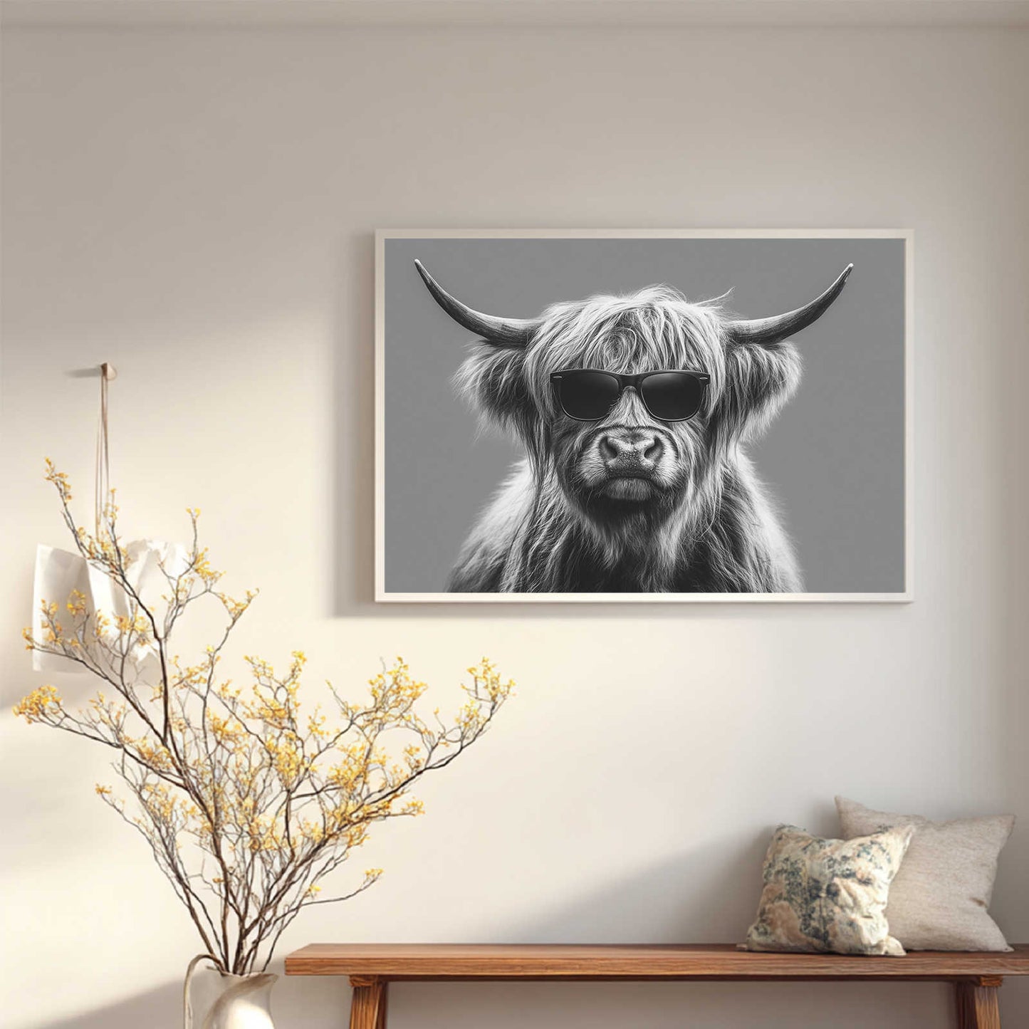 Abstract Animal Highland Cattle
