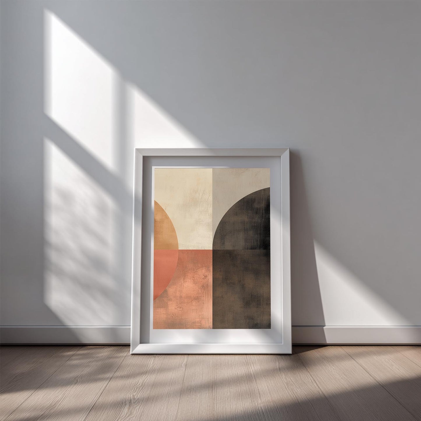 Geometry Beige Gray Abstract