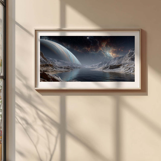 Abstract Landscape Barren Gaseous Planet