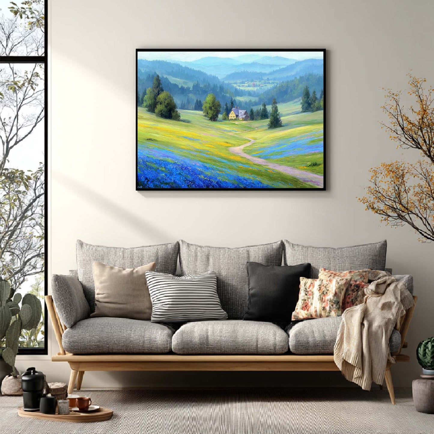 Abstract Landscape Oil Painting