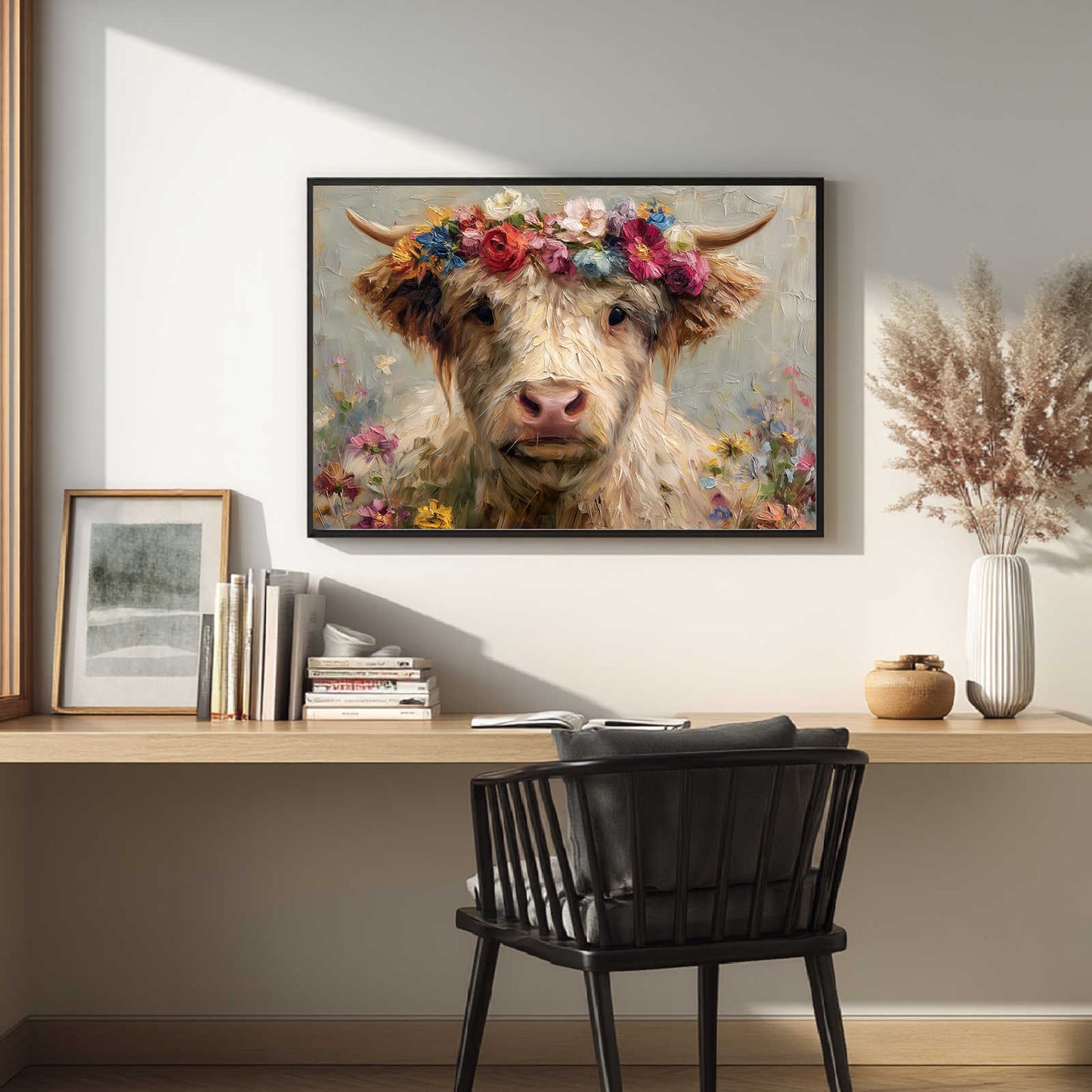 Abstract Animal Highland Cattle