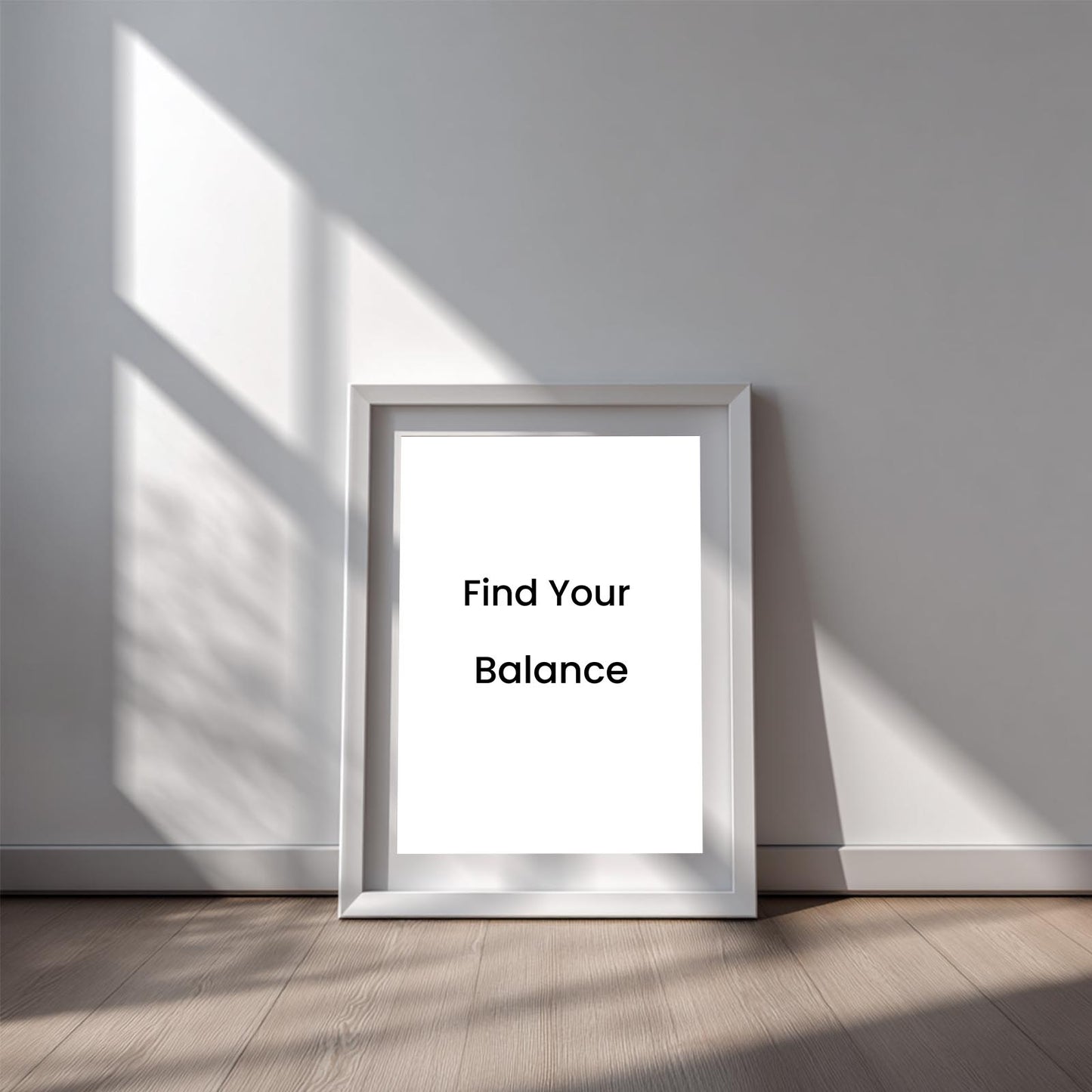 Zen Stone Balance Abstract