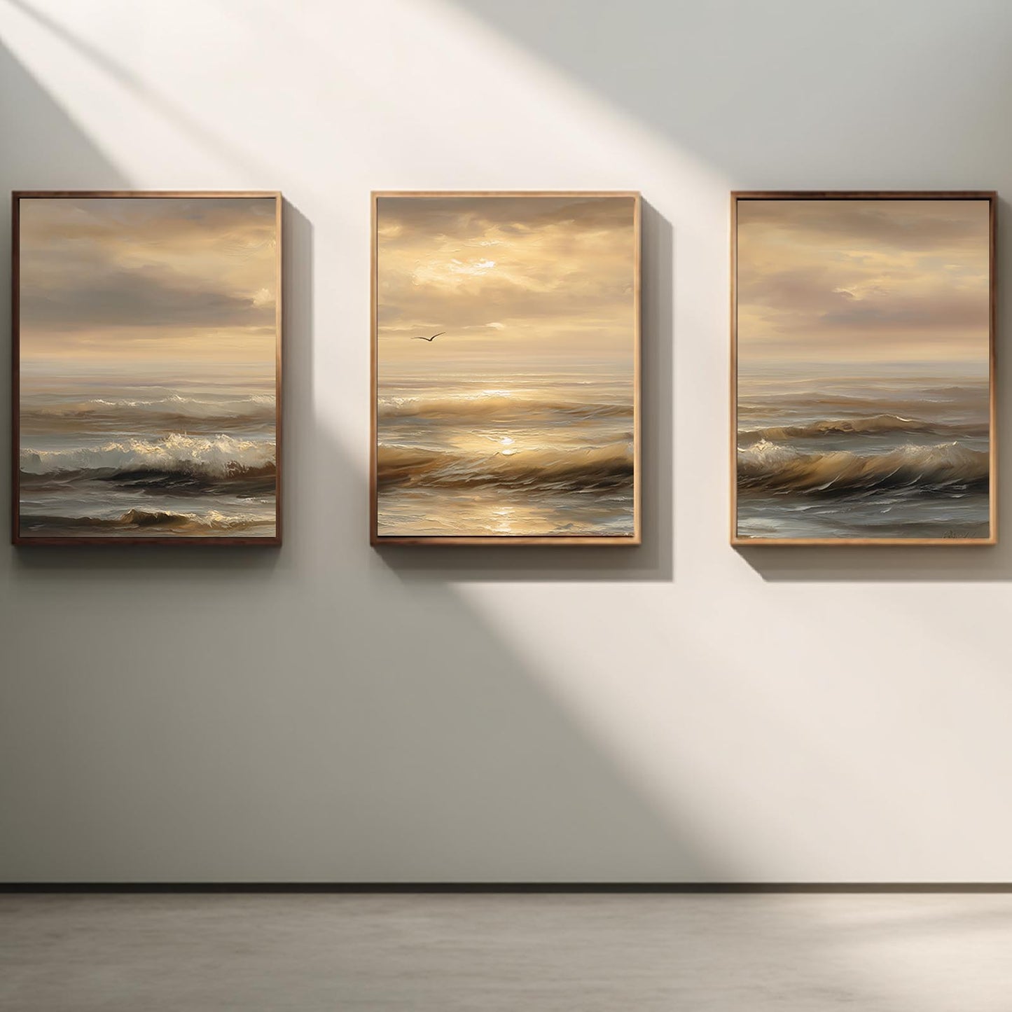 Abstract Landscape Sunshine Sea