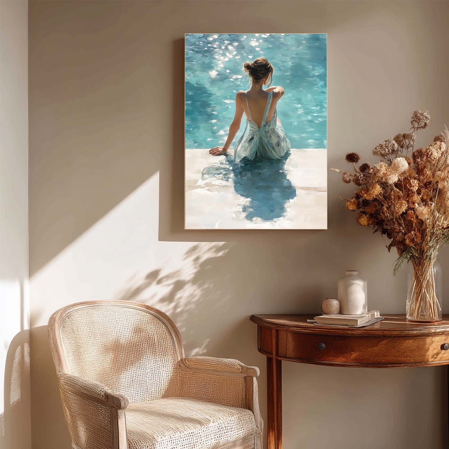 Summer Girl Abstract Wall Art