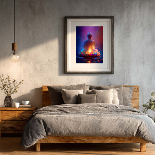 Abstract Buddha Meditation