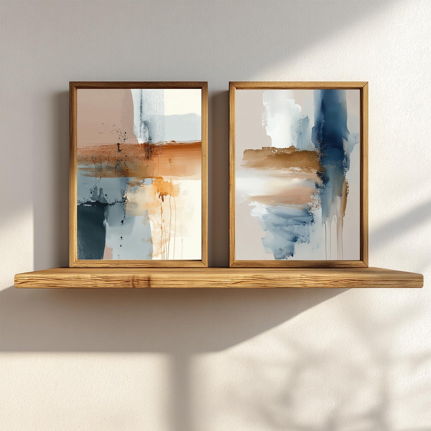 Abstract Blue-Grey