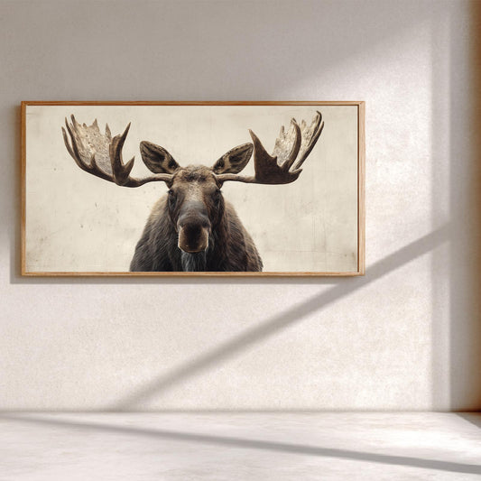 Vintage Abstract Animal Moose