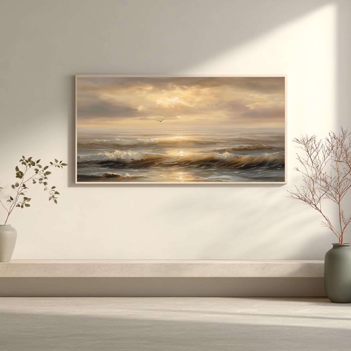 Abstract Landscape Sunshine and Sea