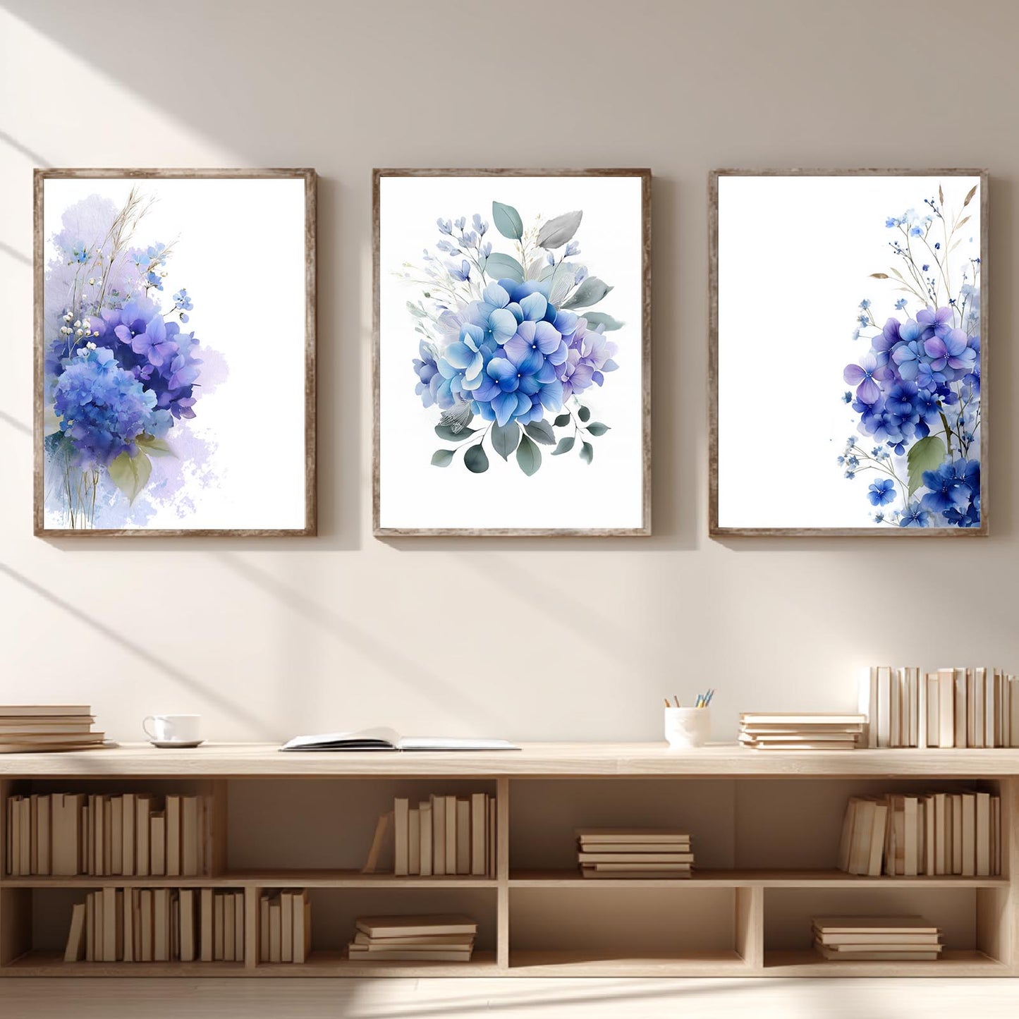 Blue Floral Hydrangea Plant