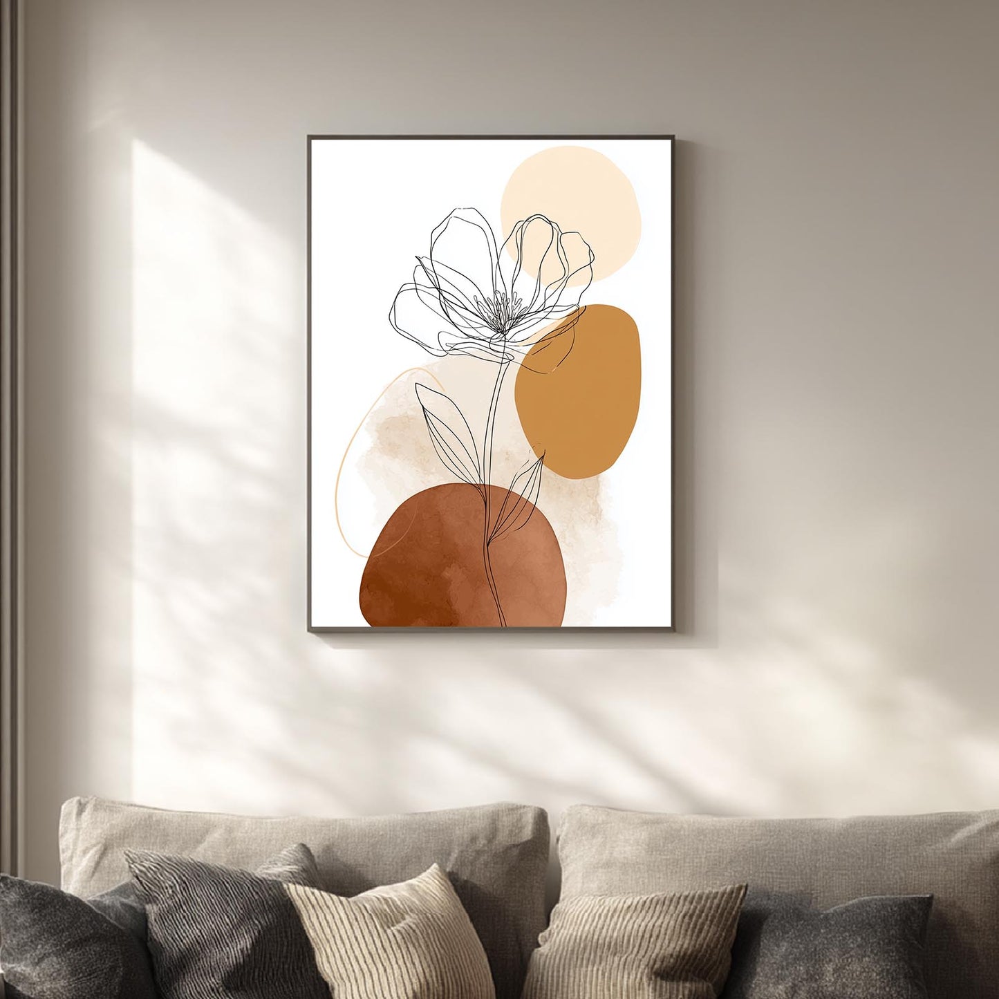 Minimalism Green Plants Women Lines