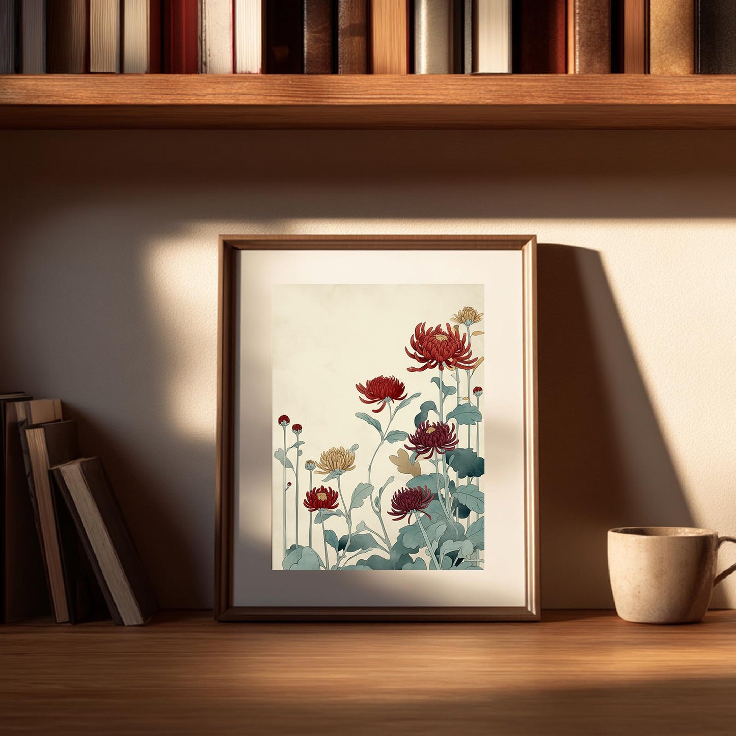 Chrysanthemum Dragonfly Abstract