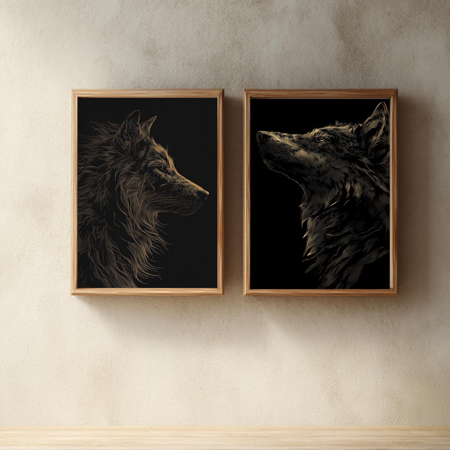 Animal Portraits Minimalist Abstract
