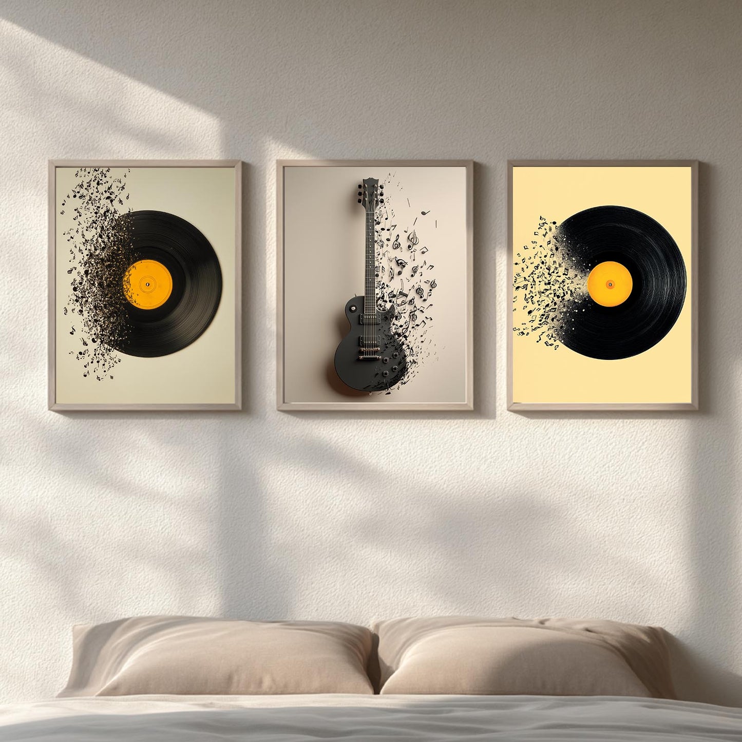 Abstract Black and White Music