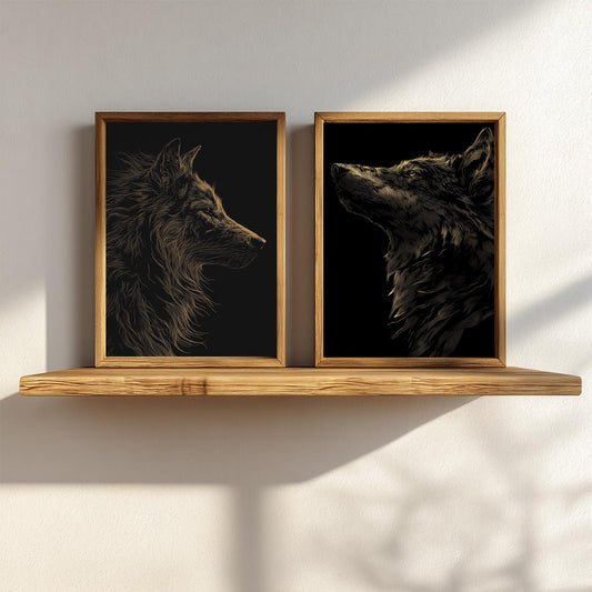 Animal Portraits Minimalist Abstract