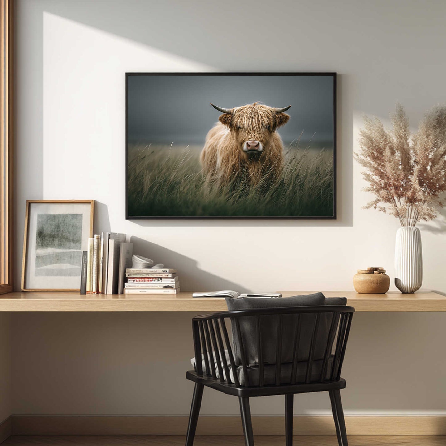 Abstract Animal Highland Cattle