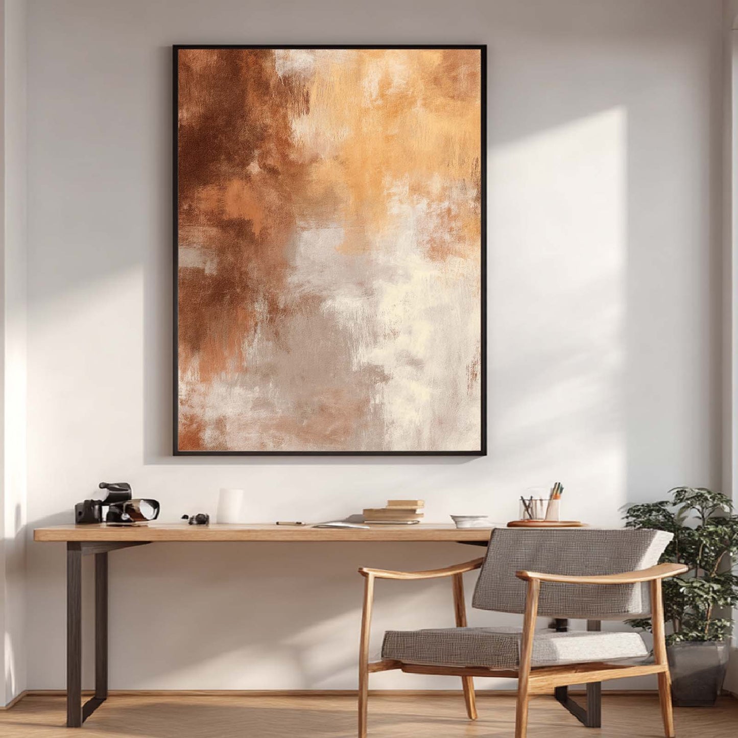 Abstract Beige Vintage