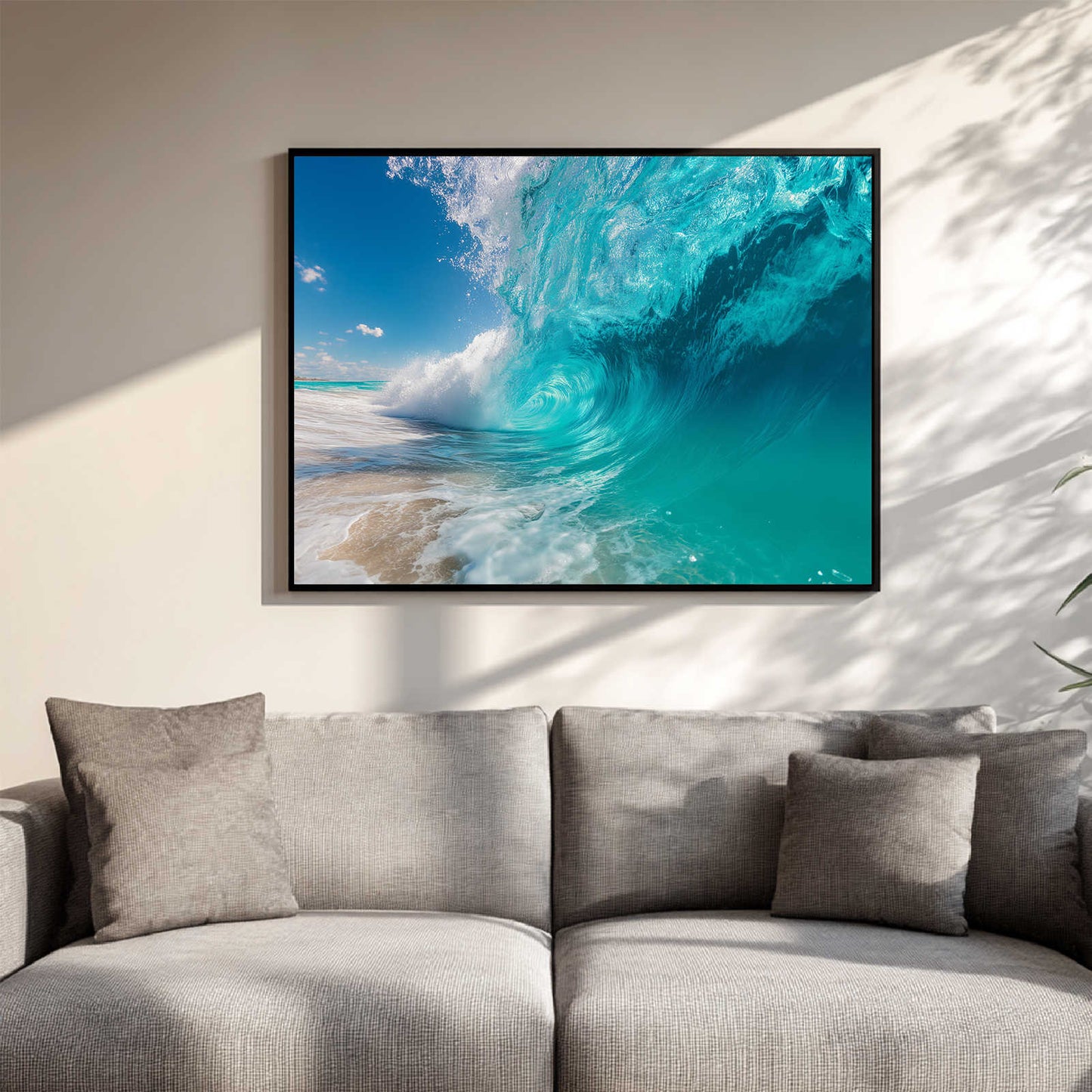 Modern Blue Sea Waves