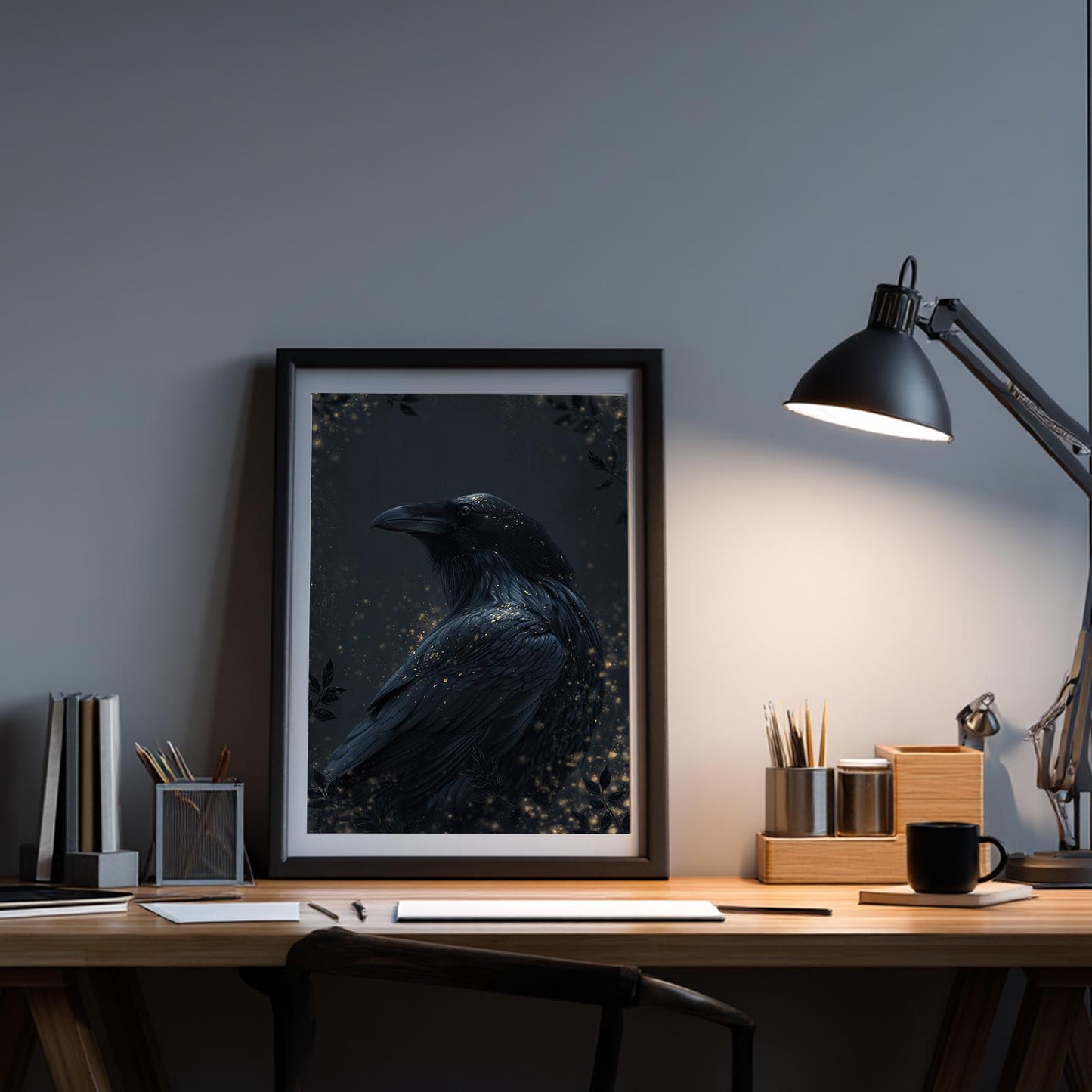Abstract Animal Crow