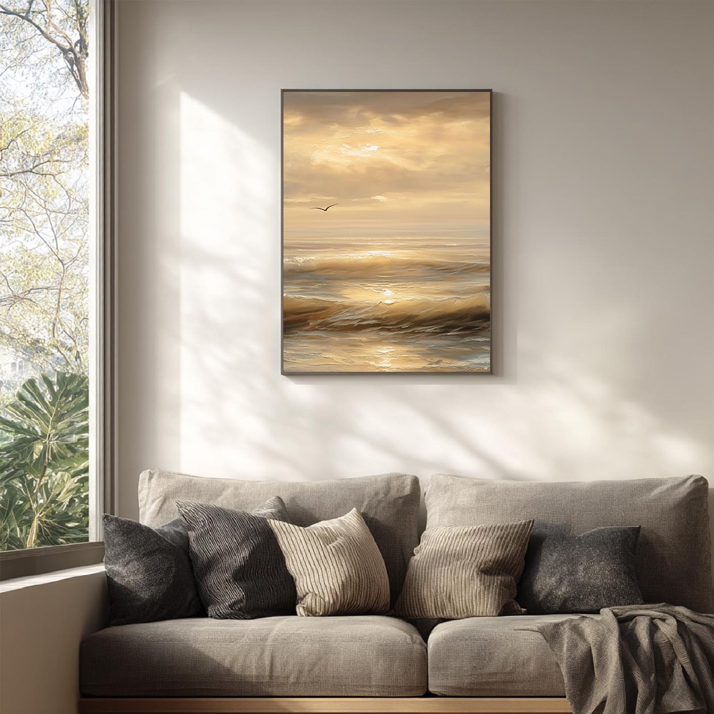 Abstract Landscape Sunshine Sea