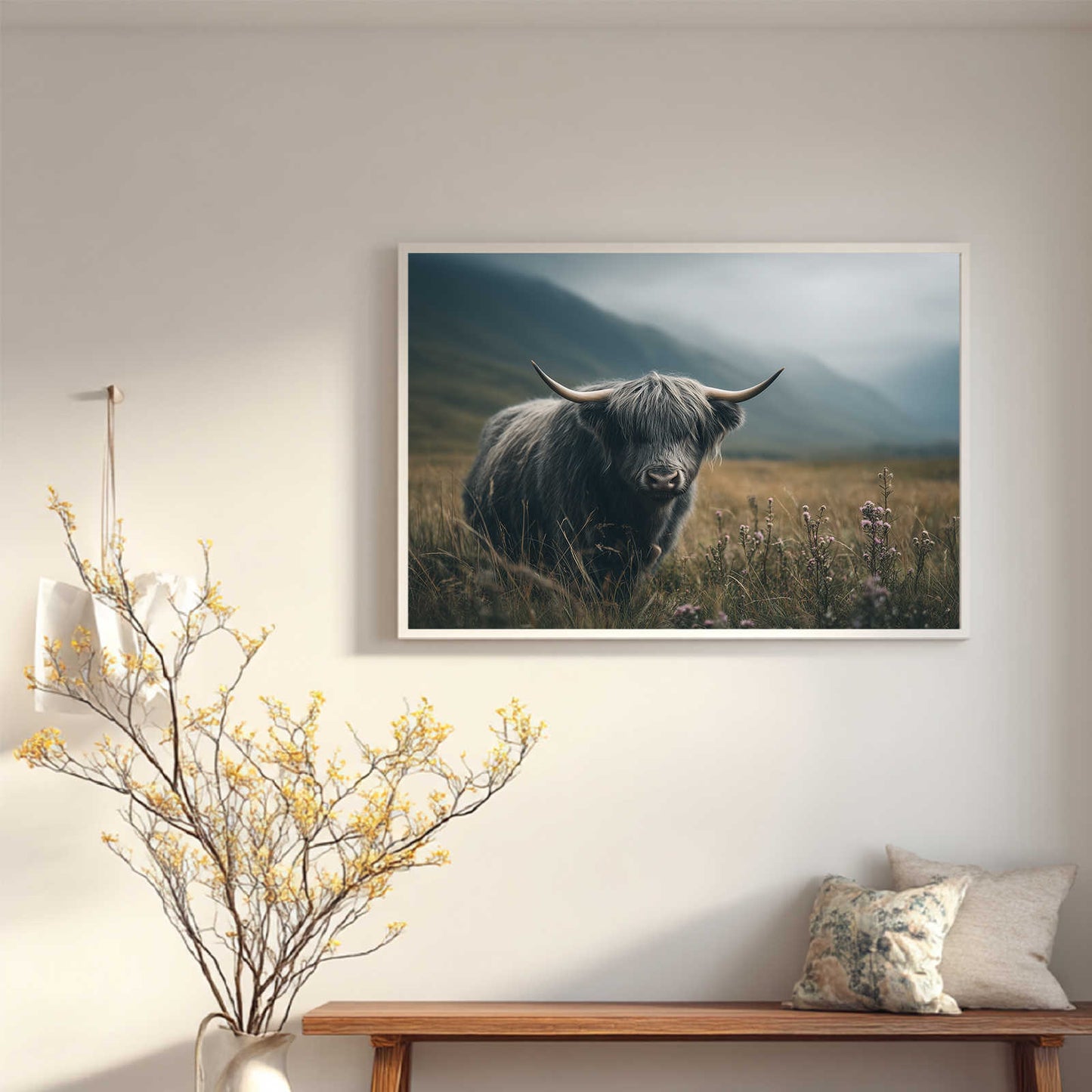 Abstract Animal Highland Cattle