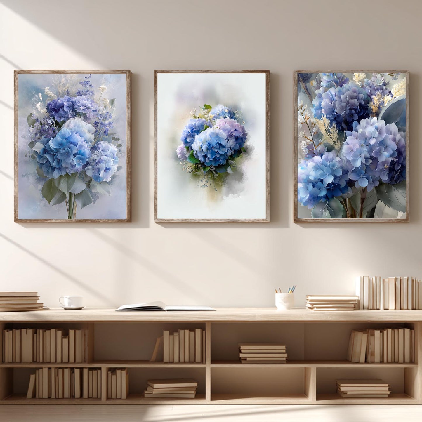 Blue Floral Hydrangea Plant
