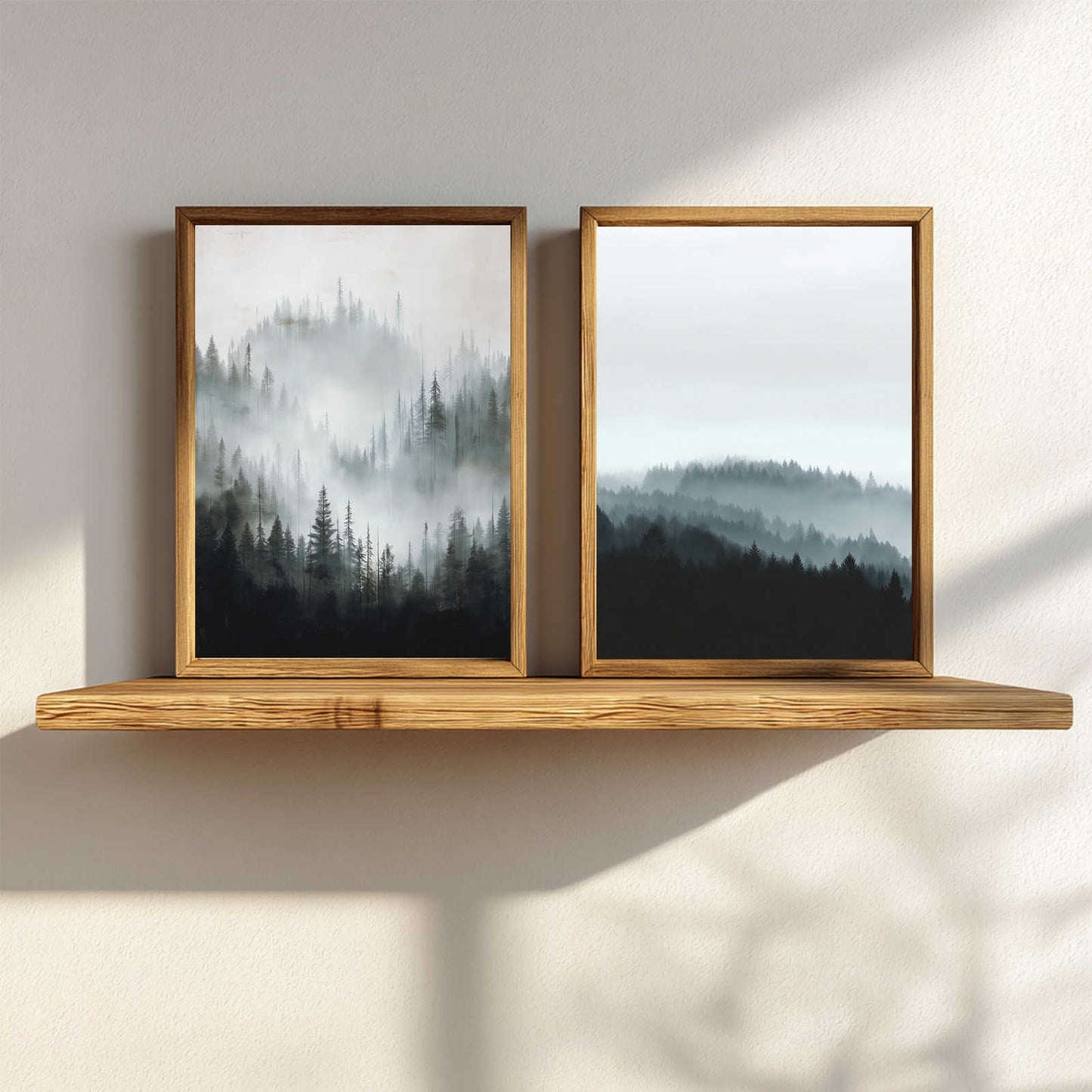 Mountain Forest Abstract Landscape