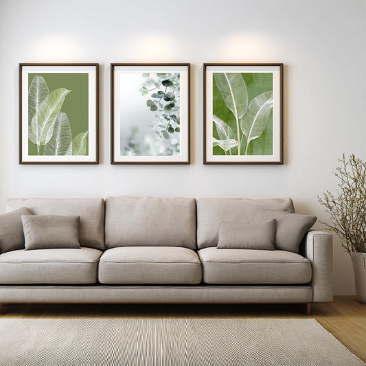 Modern Green Plants Abstract